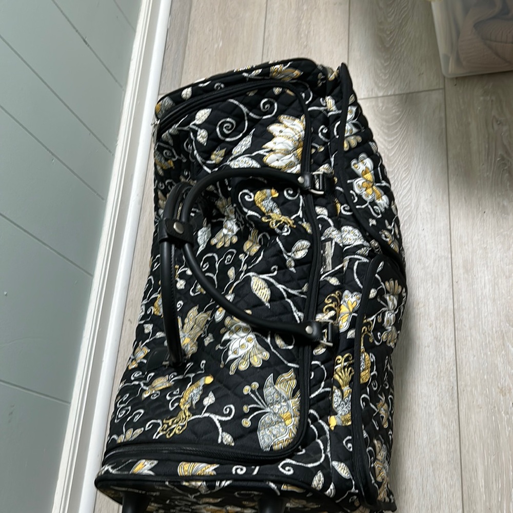 Rolling Travel Bag, Vera Bradley, Duffel Bag size,  Never used. Like New.